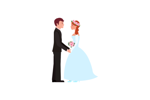 Elegant Script for Modern Romance: Wedding Couple Beautiful Design