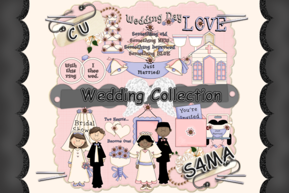 Styling Your Special Day: The WEdding Collection Clipart Suite
