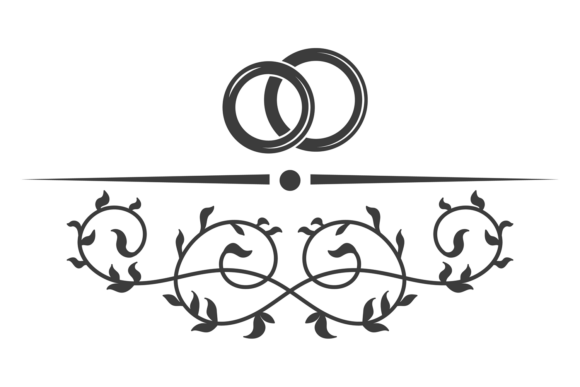 Wedding Invitation Decorative Divider Wi: An Elegant Design Asset